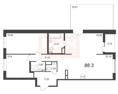 3е квартира