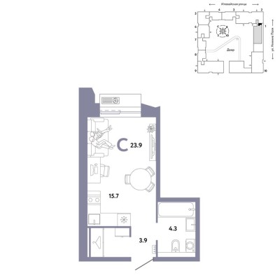 Студия-квартира