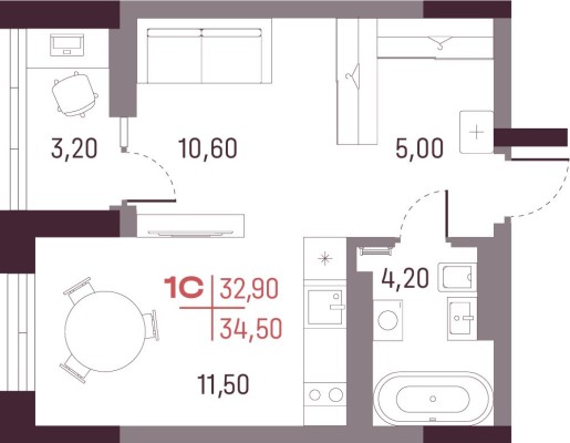 Студия-квартира