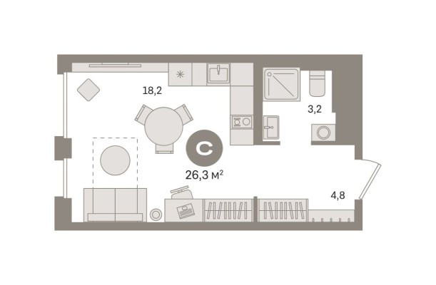 Студия-квартира