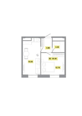 2к. квартира