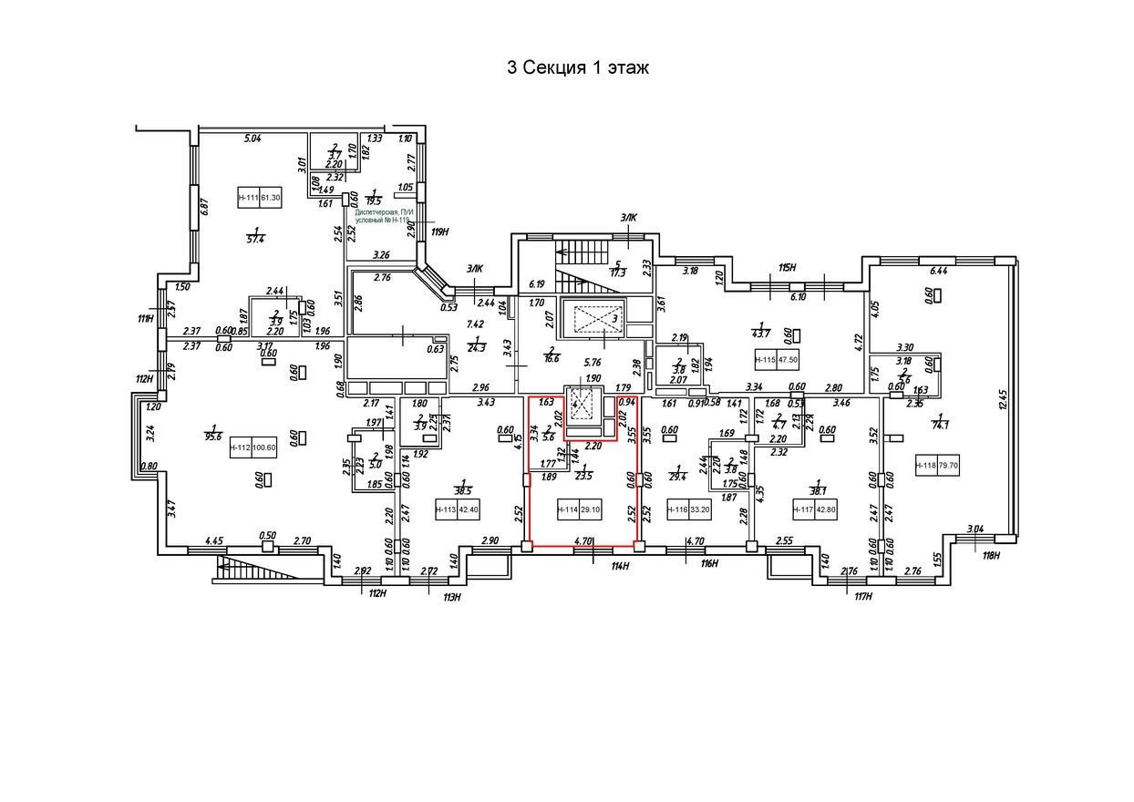 Помещение свободного назначения, 29.1 м²