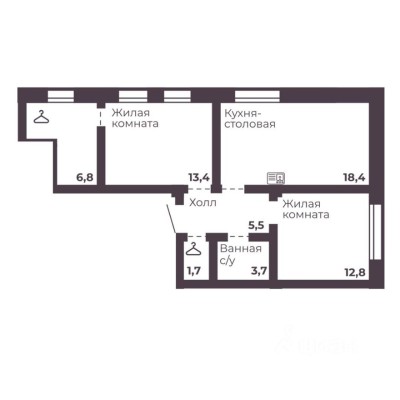 2к. квартира