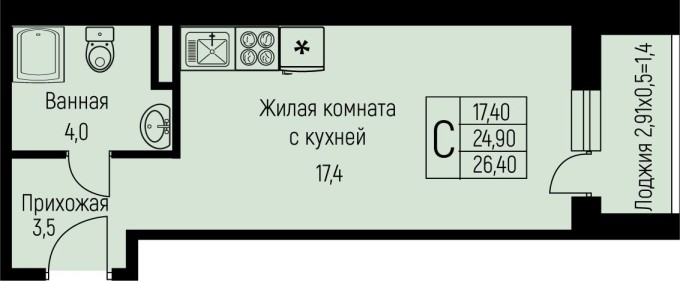 Студия-квартира