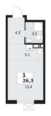 Студия-квартира