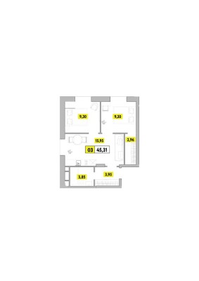 3к. квартира