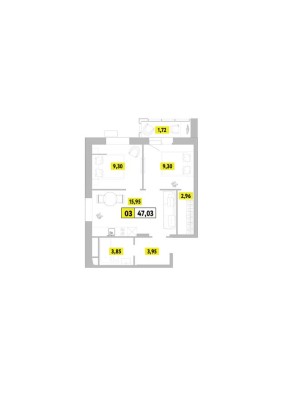 3к. квартира