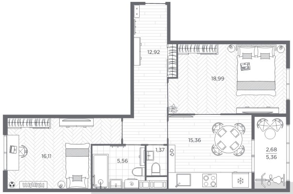 2к. квартира