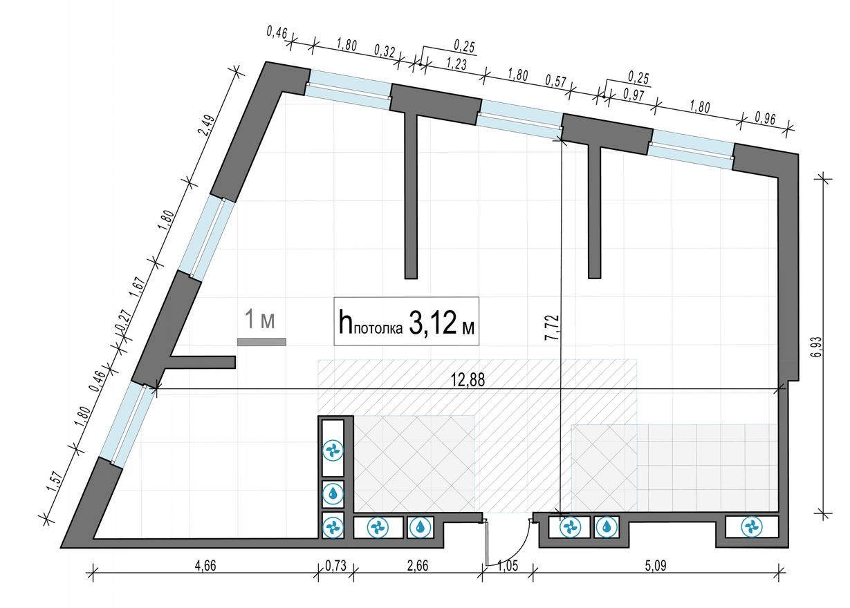 3к. квартира, 93.4 м²