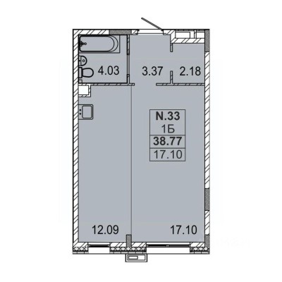 1к. квартира