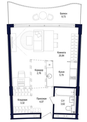 Студия-квартира