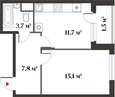 1к. квартира