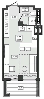 1к. апартаменты