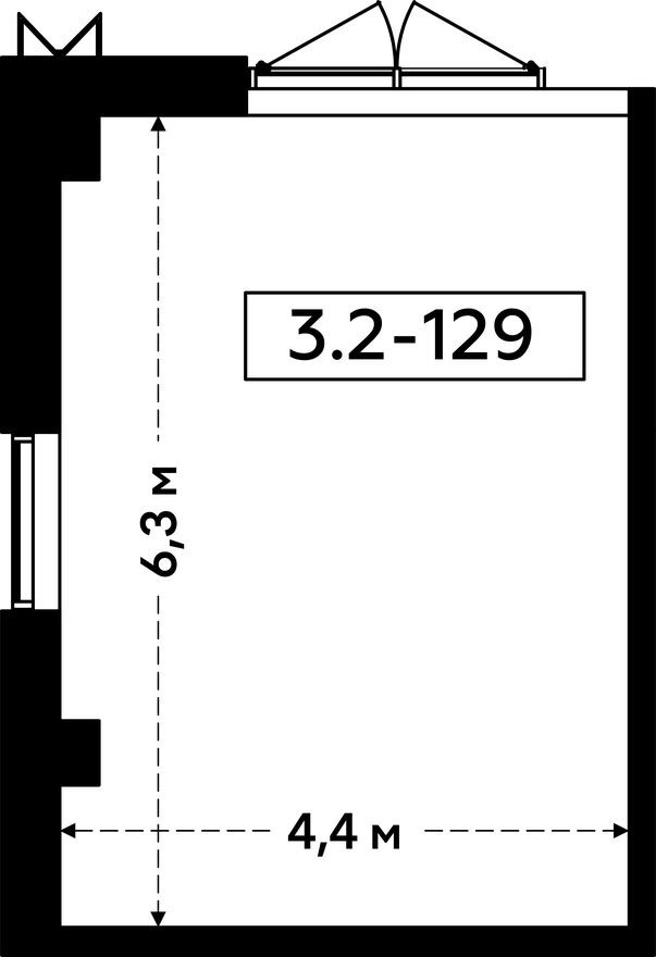 Торговое помещение, 27.4 м²