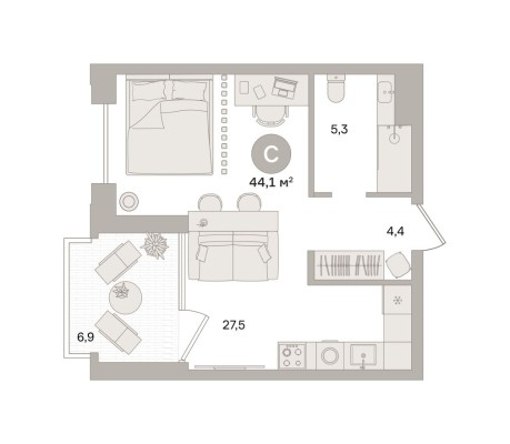 Студия-квартира