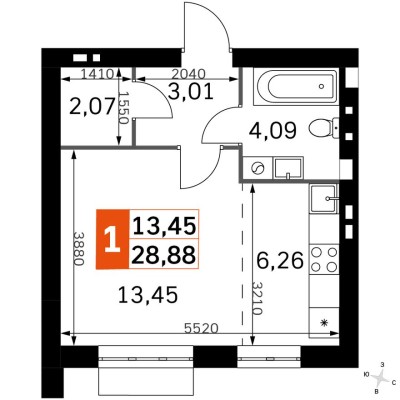 Студия-квартира