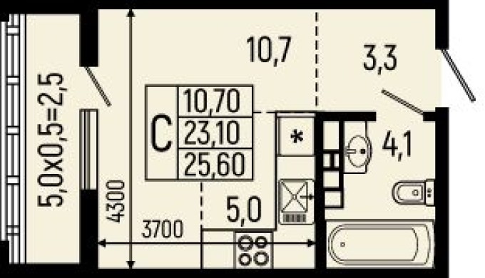 Студия-квартира
