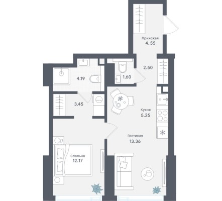 1к. квартира