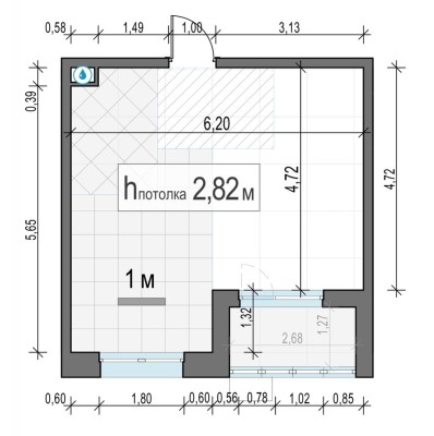 1к. квартира