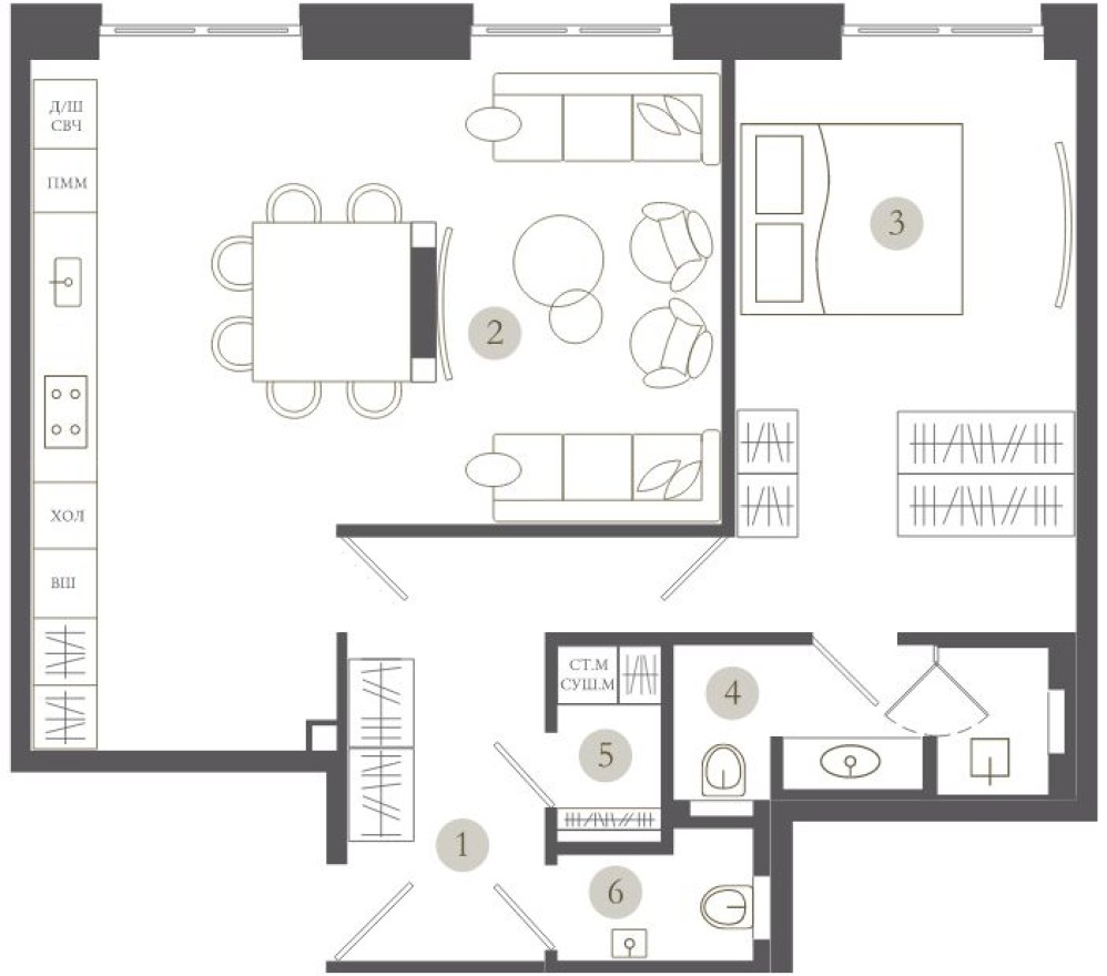 1к. квартира, 70.5 м²