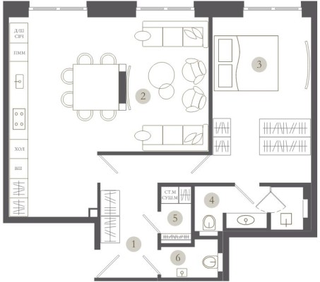 1к. квартира