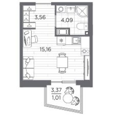 Студия-квартира