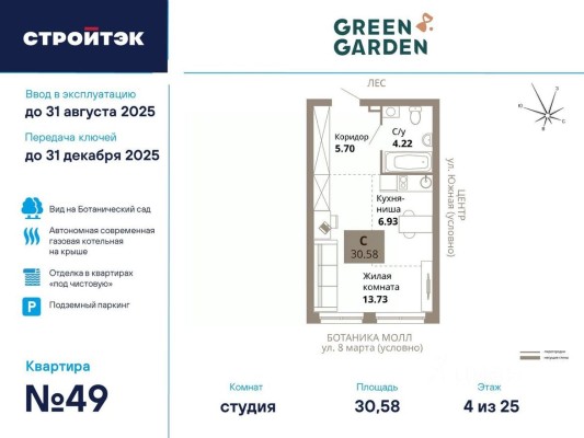 1к. квартира