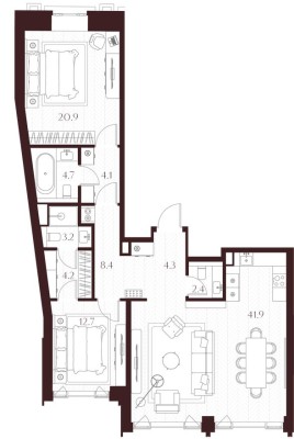 2к. квартира