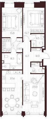 2к. квартира