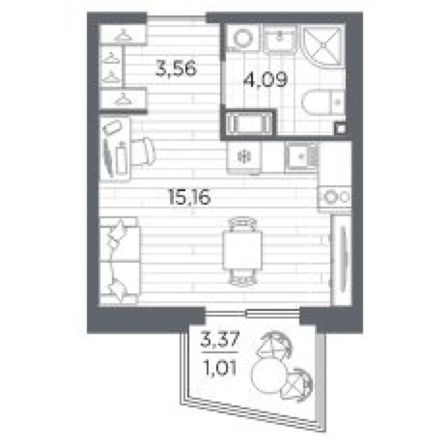 Студия-квартира