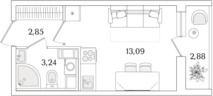 Студия-квартира