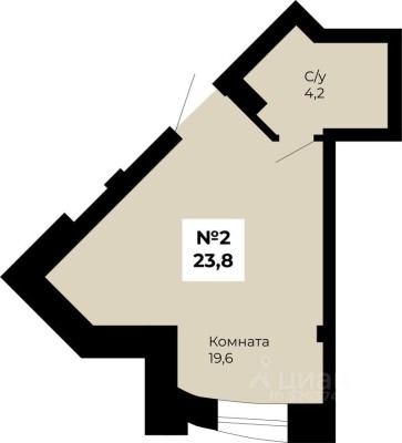 1к. квартира