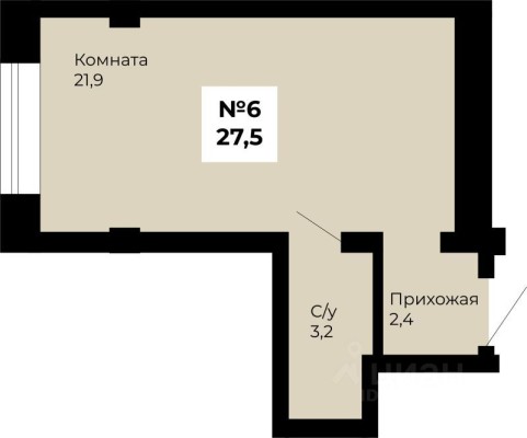 1к. квартира