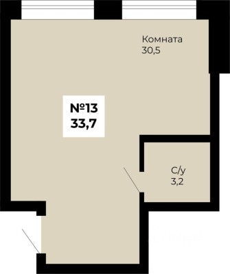 1к. квартира