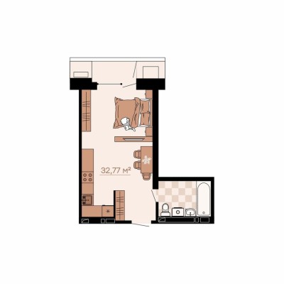 1к. квартира