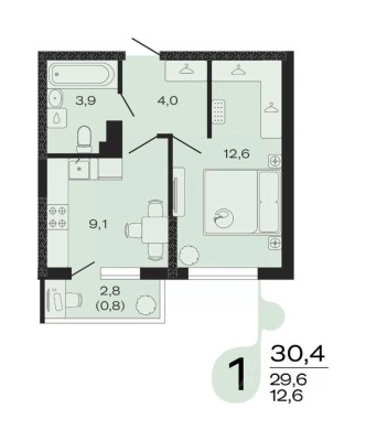 1к. квартира