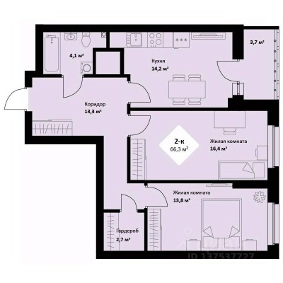 2к. квартира