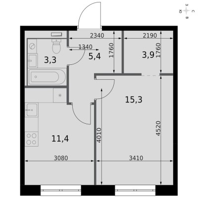 1к. квартира