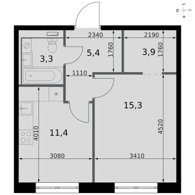 1к. квартира