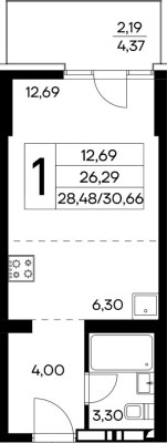 1к. квартира