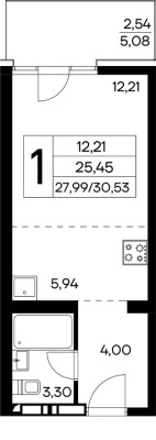 1к. квартира