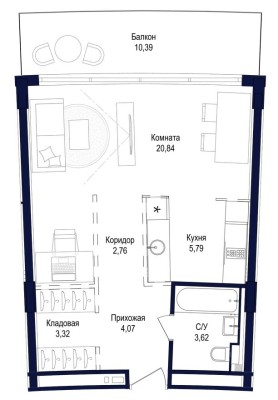 Студия-квартира