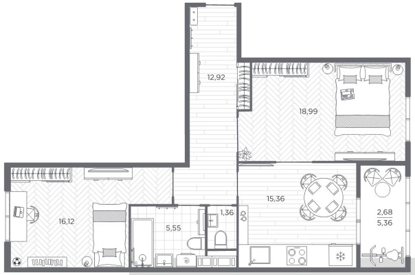 2к. квартира