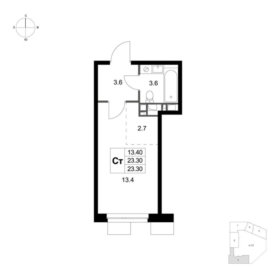 Студия-квартира