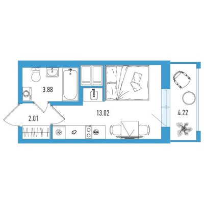 Студия-квартира