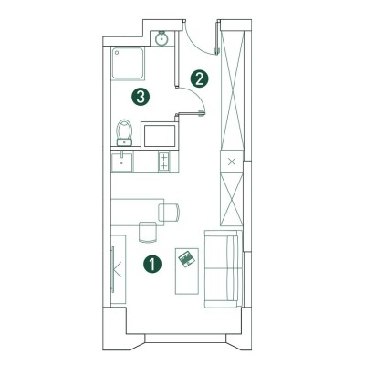 1к. квартира