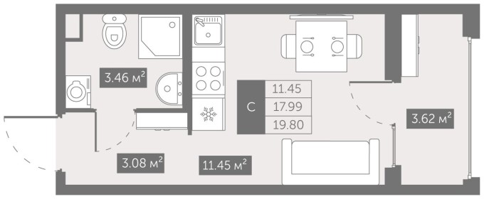 Студия-квартира