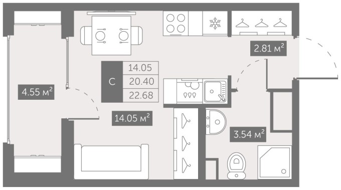 Студия-квартира