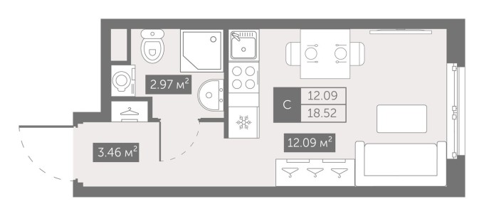 Студия-квартира