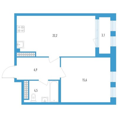 1к. квартира